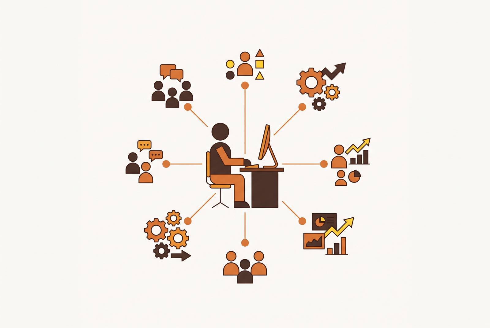 Cover illustration for “How a Single Designer Can Enable a Whole GTM Team”
