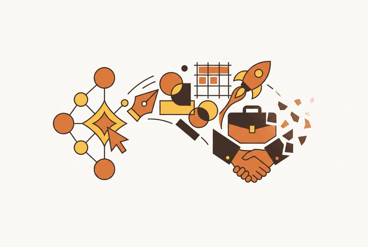 Cover illustration for “AI Design Tools That Replace Agency Retainers for Startups”