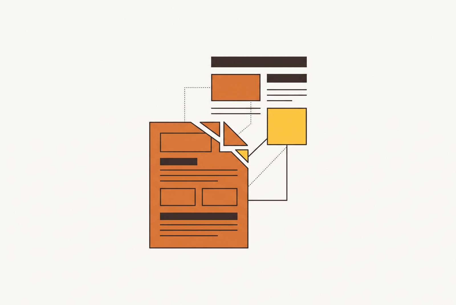 Cover illustration for “Redesigning the Creative Brief for AI-Assisted Production”