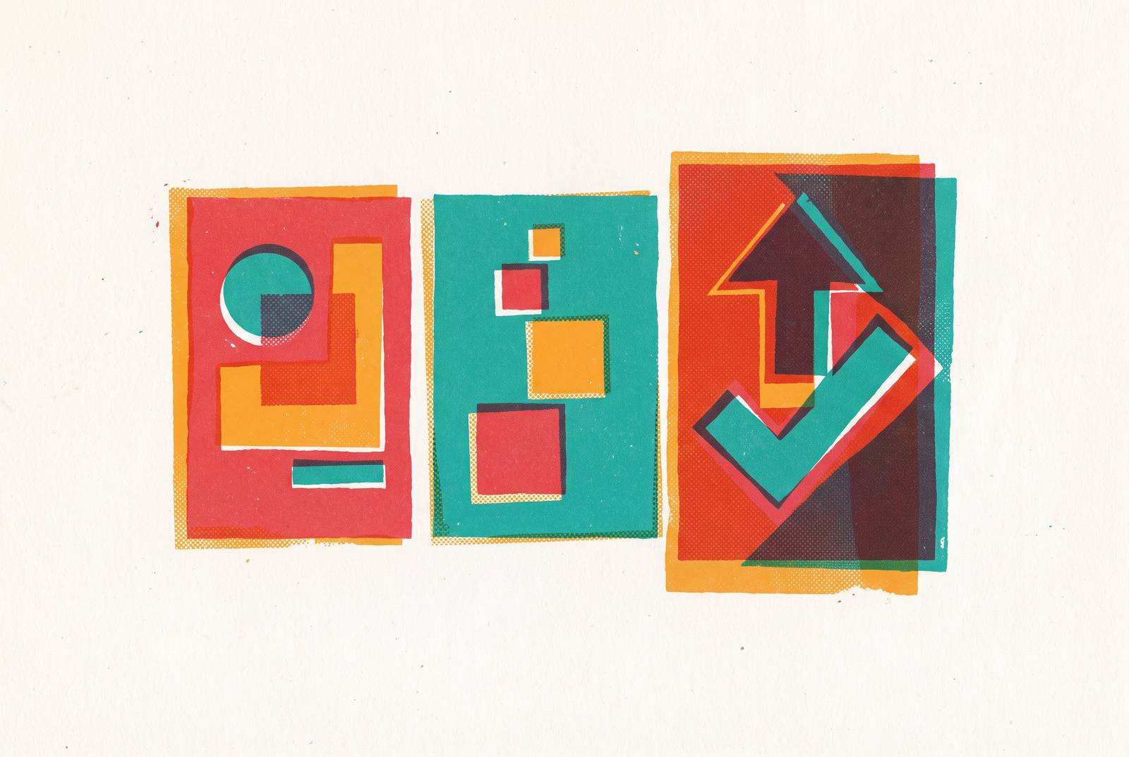 Cover illustration for “Visual Ad Creative Testing Without a Designer”