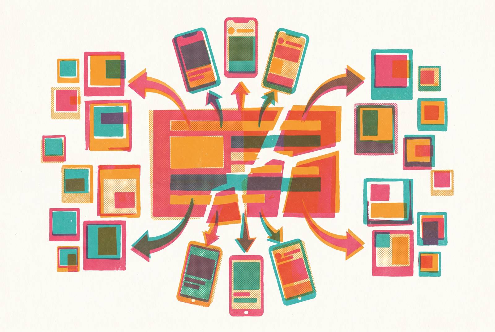 Cover illustration for “Repurposing a Slide Deck Into Social Content”