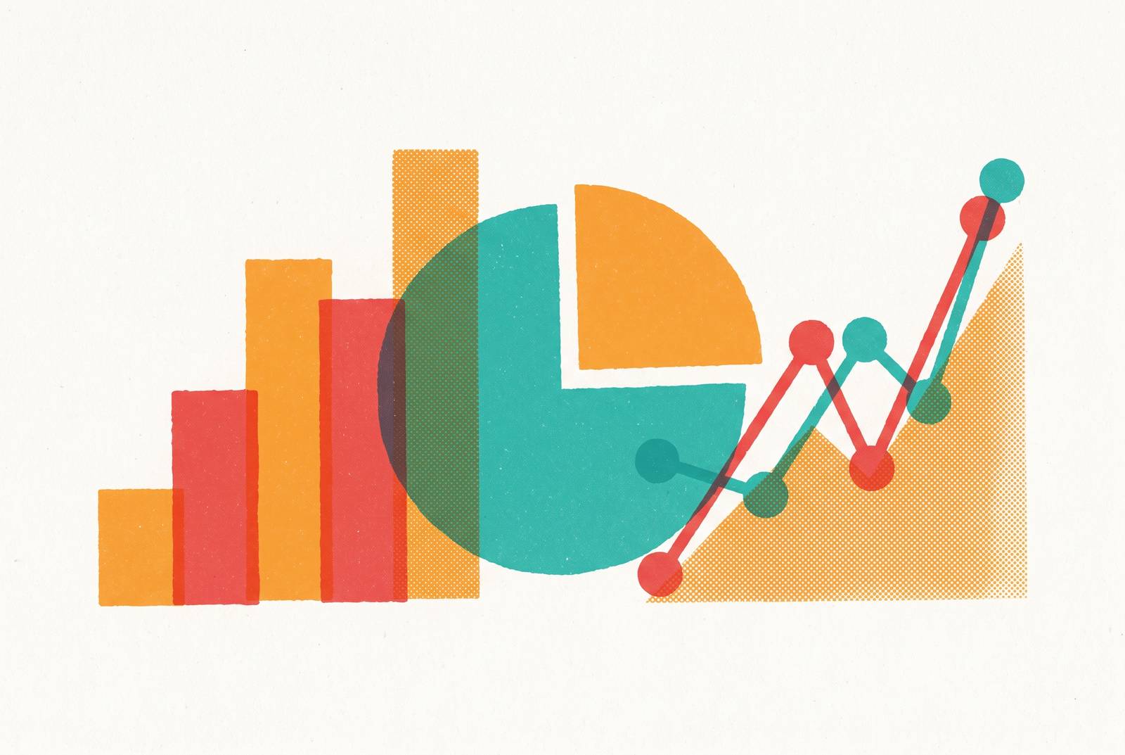 Cover illustration for “Data Visualization Choices for Sales Presentations”