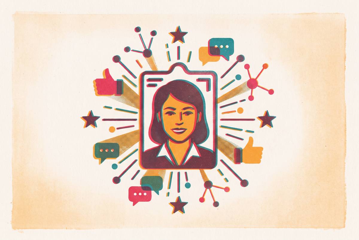Cover illustration for “Founder Personal Brand Visuals on LinkedIn”
