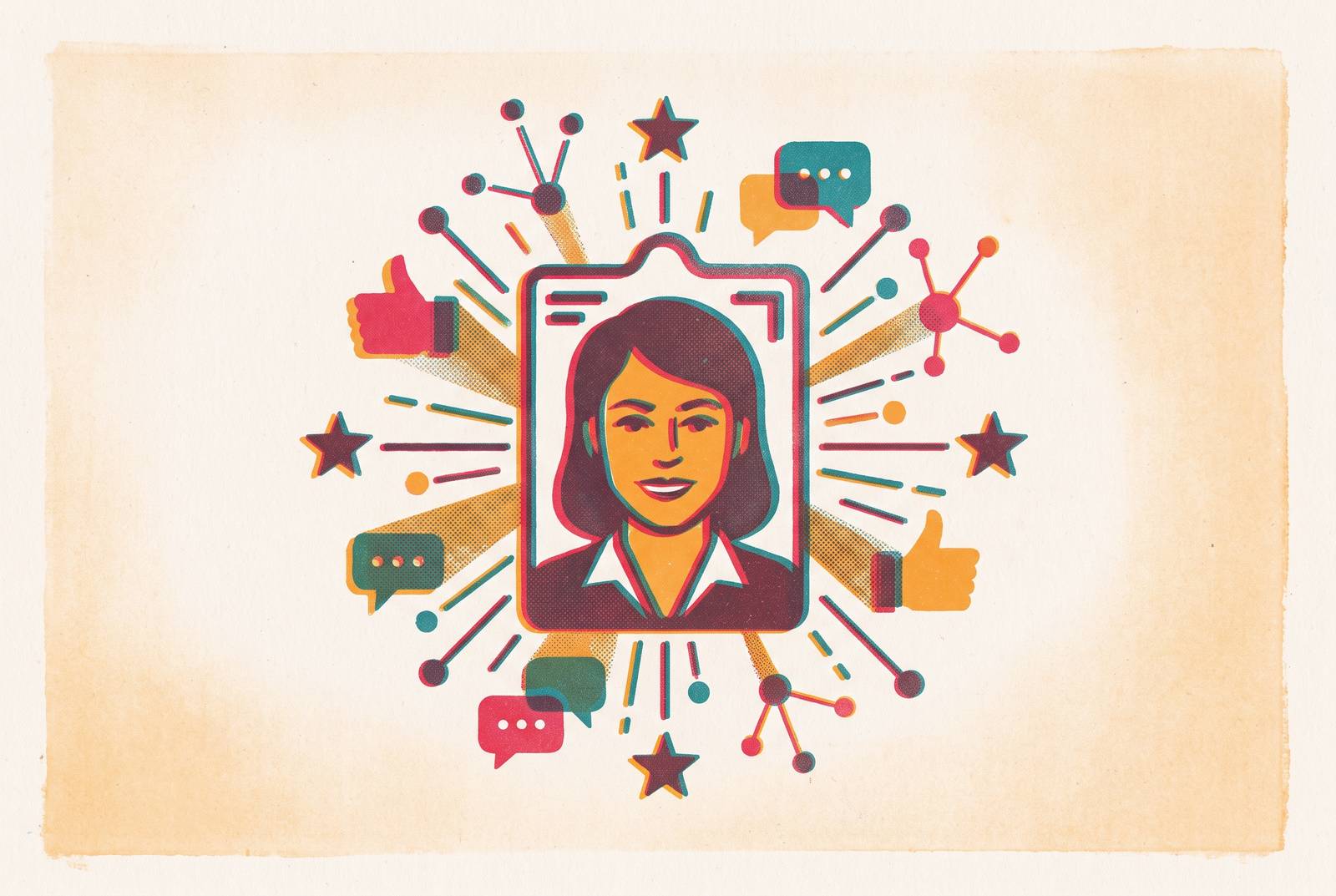 Cover illustration for “Founder Personal Brand Visuals on LinkedIn”