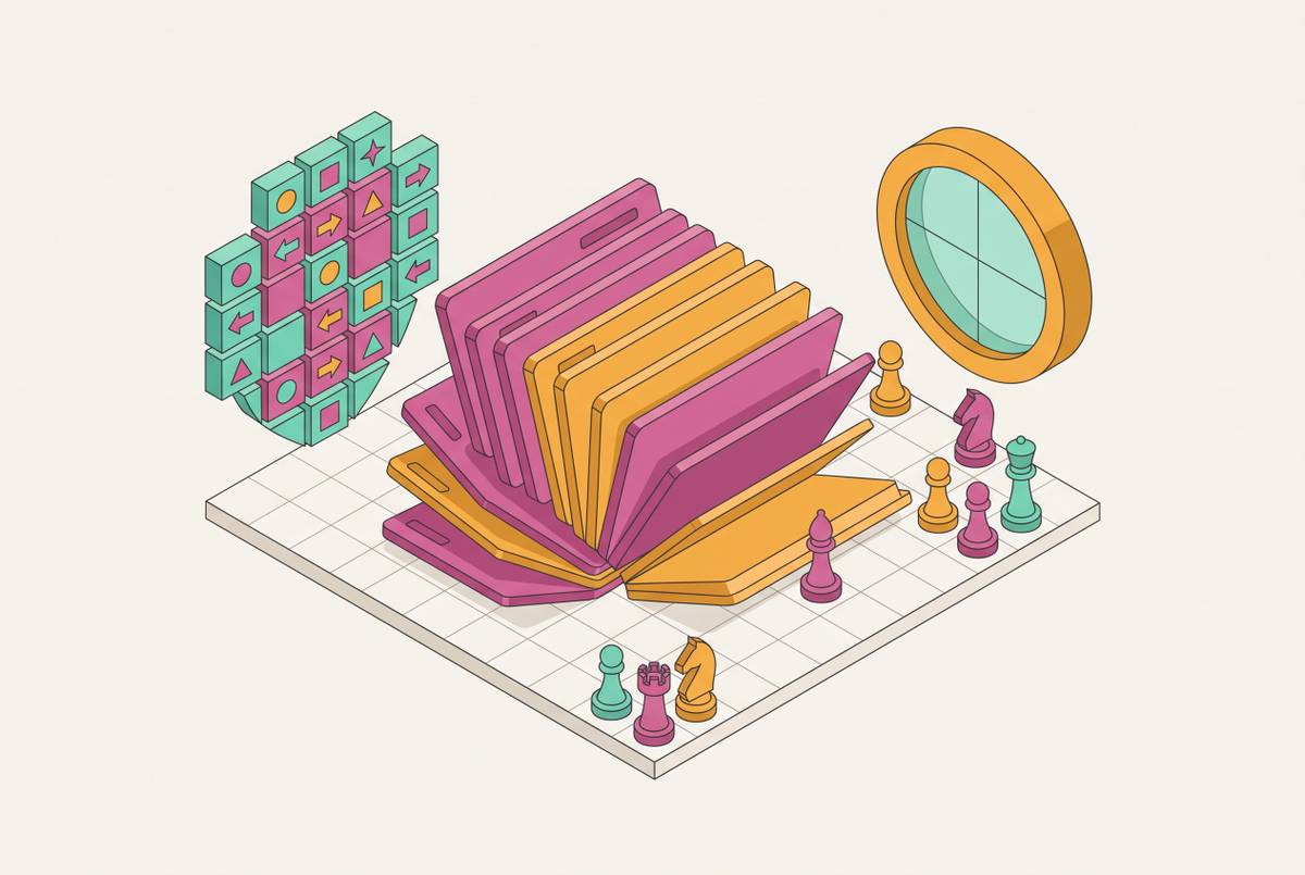 Cover illustration for “Competitive Battlecard Design for Sales Enablement”