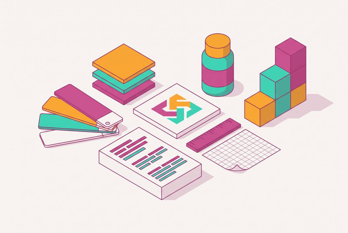 Cover illustration for “Building a Brand Kit for a Growing Startup”