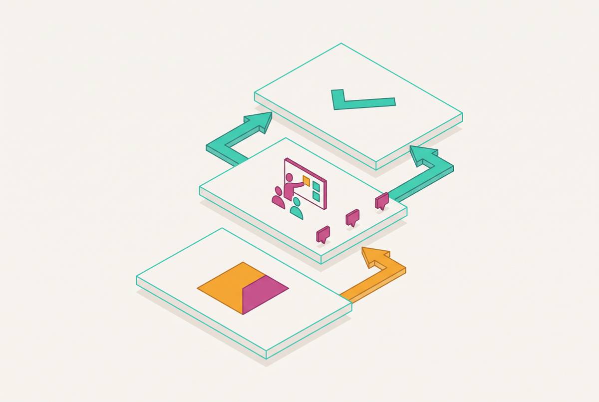 Cover illustration for “Design Review and Approval Workflows for Small Teams”