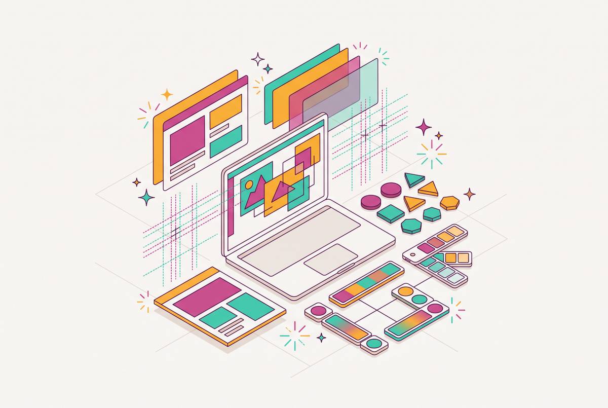 Cover illustration for “AI Graphic Design for Non-Designers at Work”