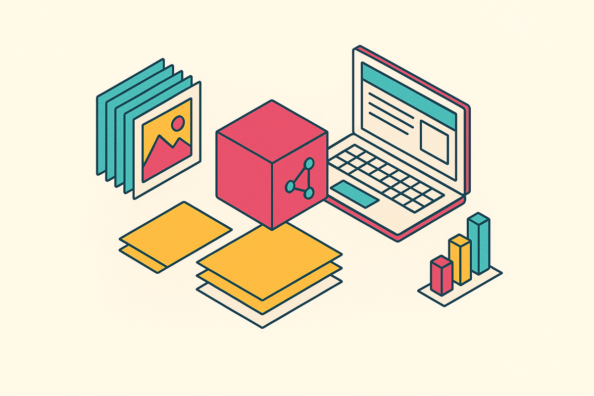 Cover illustration for “Batch Asset Creation With AI for Marketing Teams”