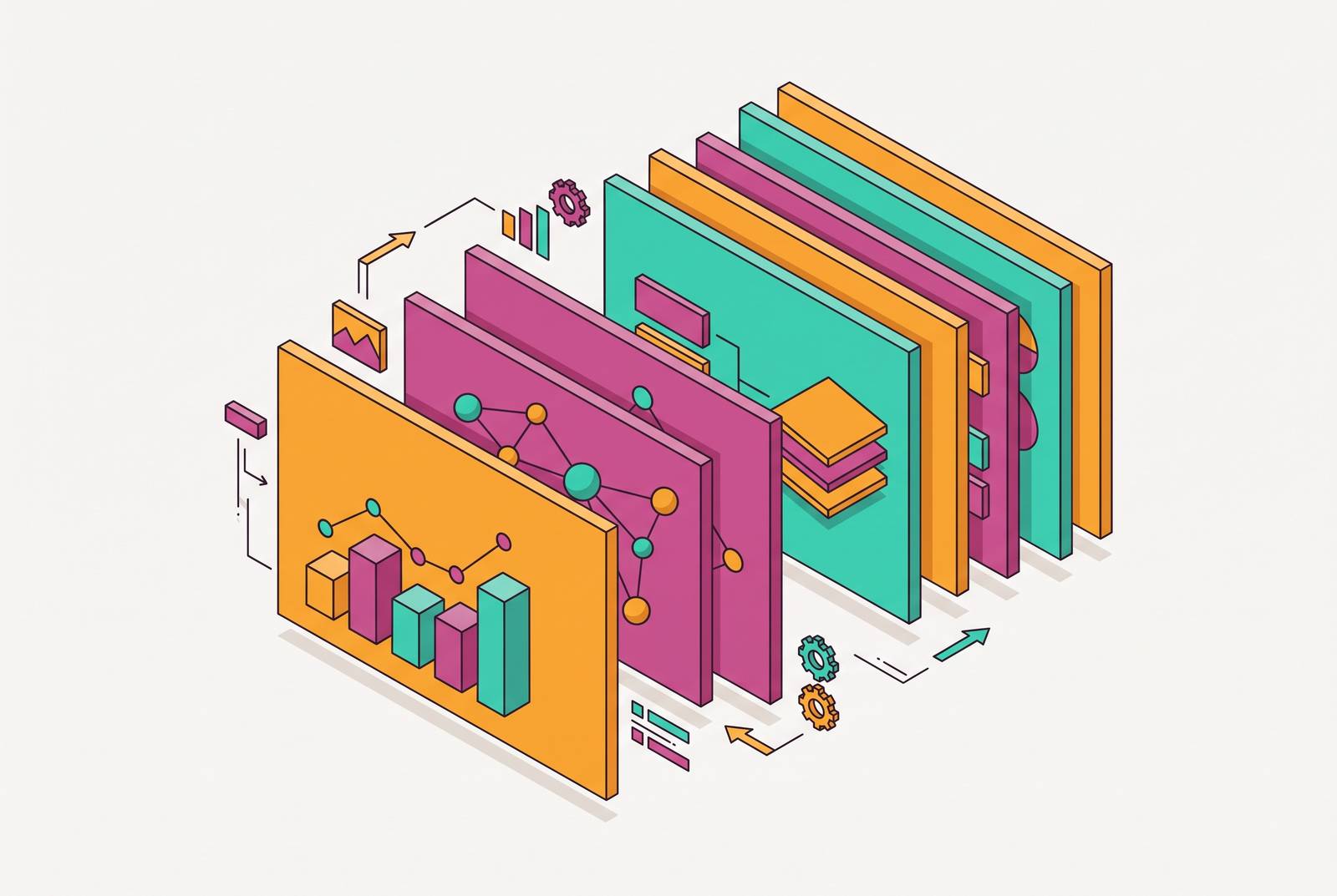 Cover illustration for “LinkedIn Carousel Design for B2B Audiences”