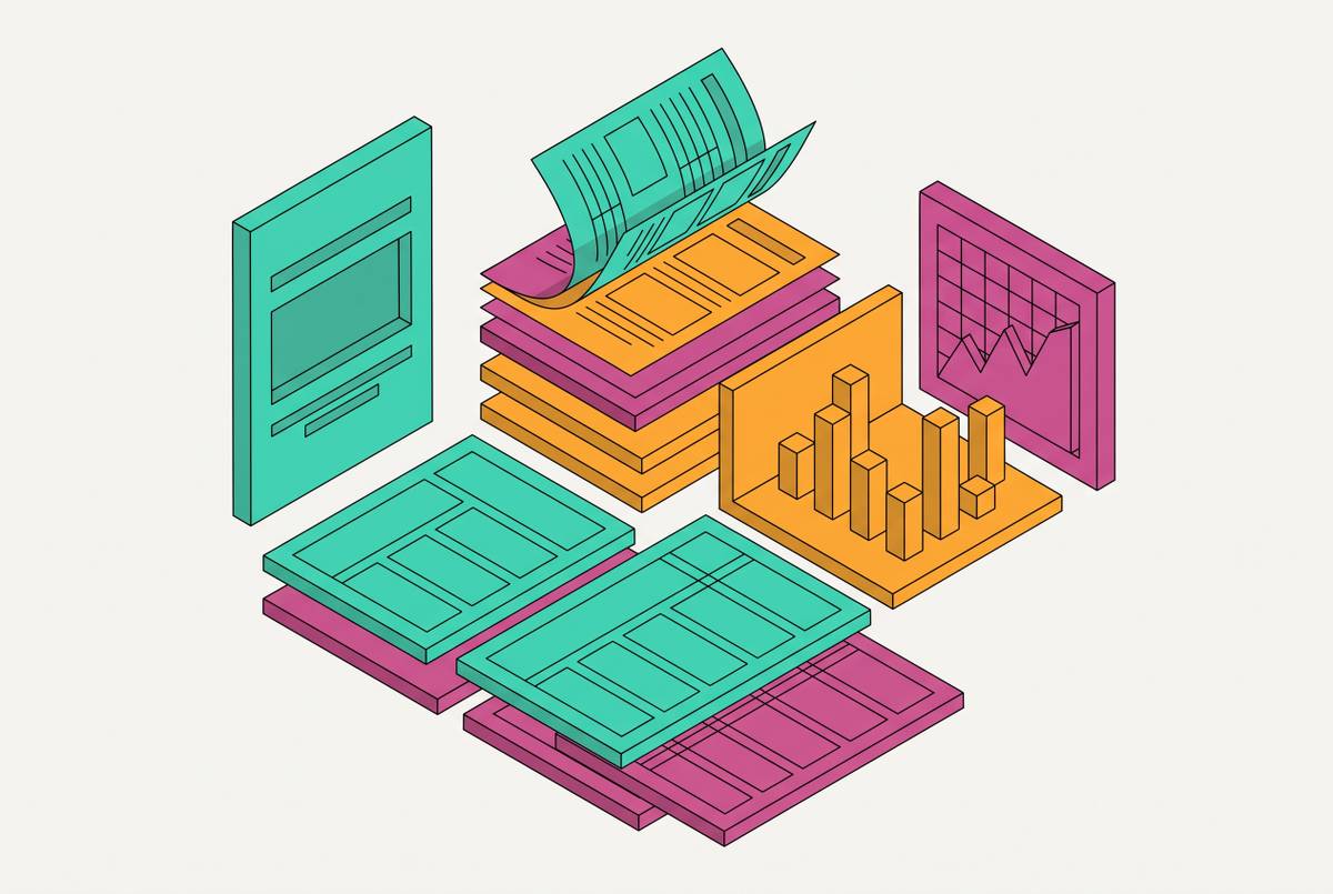 Cover illustration for “PDF Design for Business Documents and Reports”