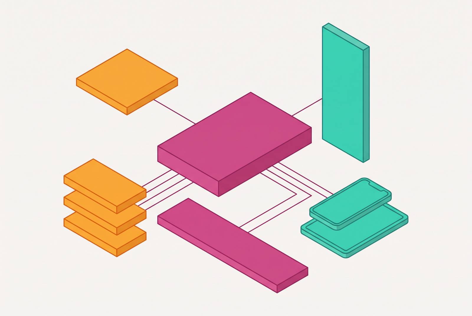 Cover illustration for “Creating Multiple Asset Formats From One Brand Design”