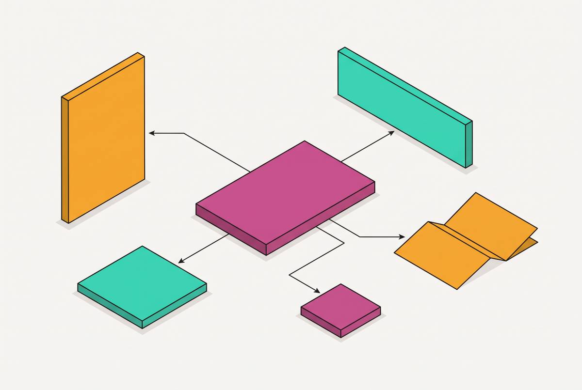 Cover illustration for “Creating Multiple Asset Formats From One Brand Design”