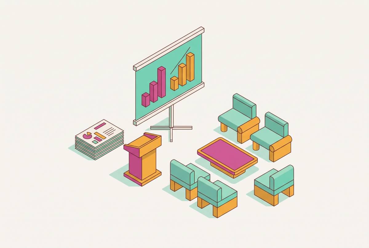 Cover illustration for “Executive Presentation Design for Leadership Teams”