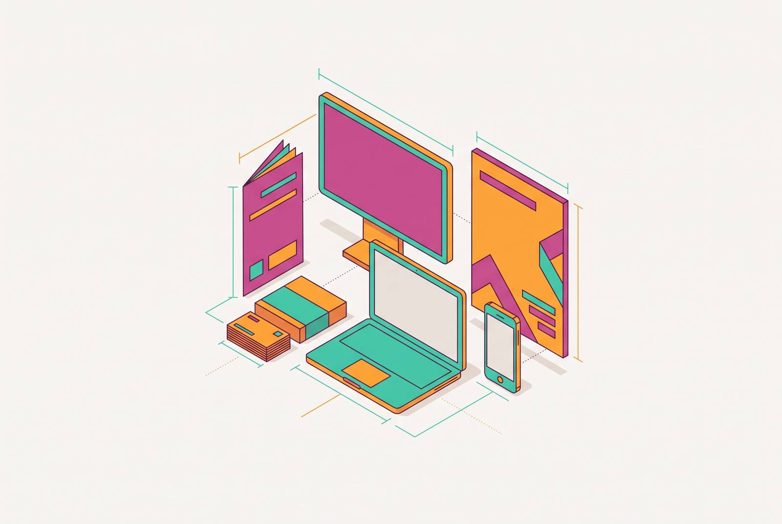 Cover illustration for “Brand Consistency Across Marketing and Sales Assets”