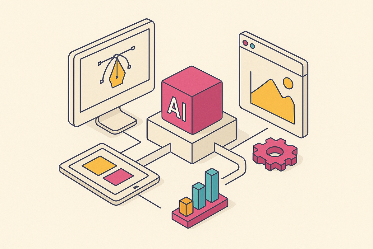 Cover illustration for “How AI Design Workflows Actually Fit Together”