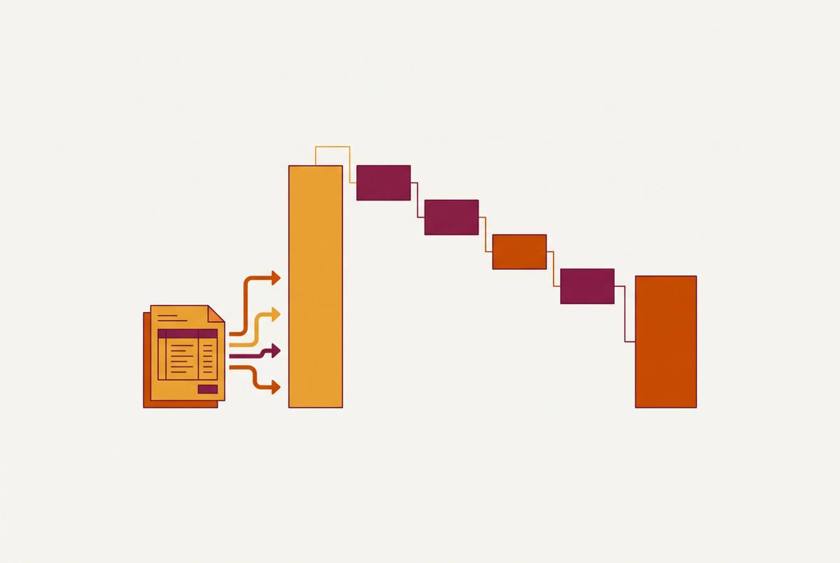Cover illustration for “Automated Revenue Waterfall Reports From Billing System Data”