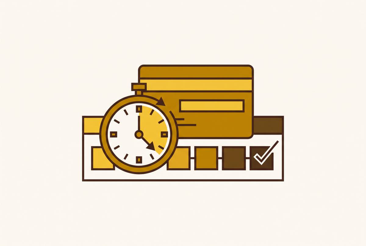 Cover illustration for “Credit Card Capture Timing Experiments During SaaS Trials”