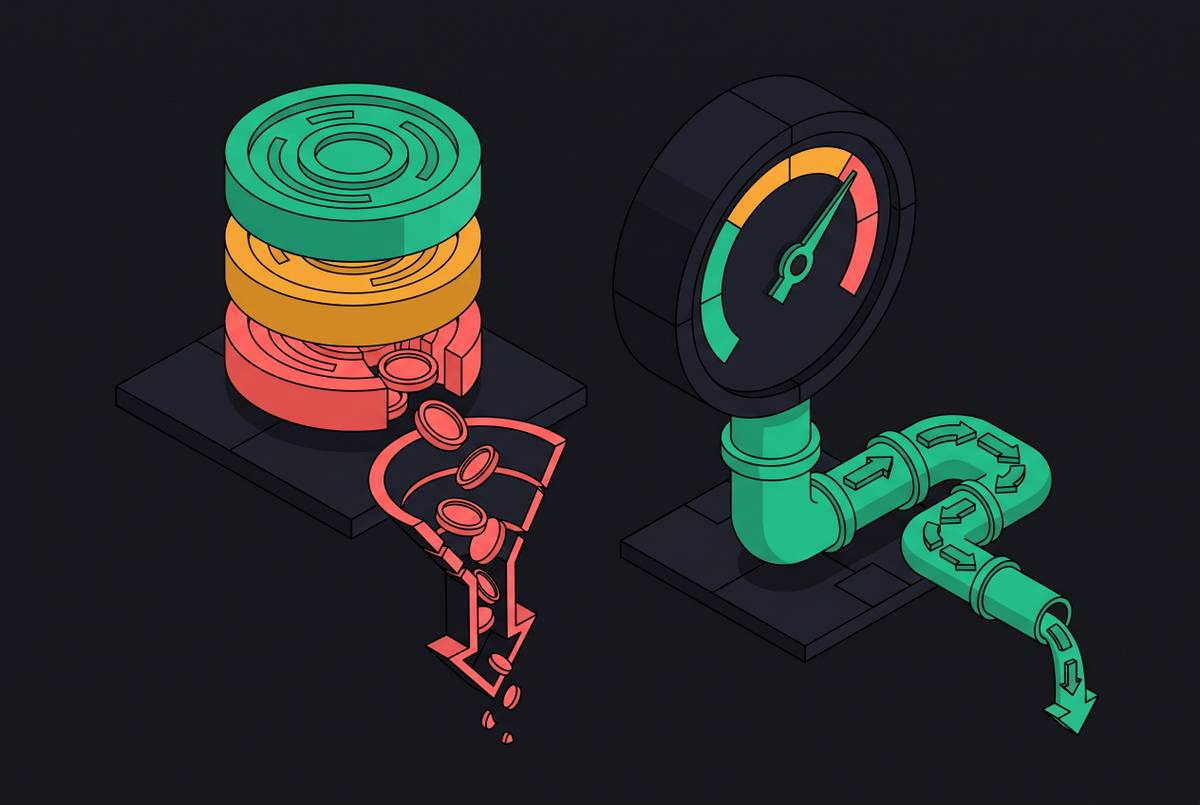 Cover illustration for “Revenue Churn vs Usage Churn Distinctions in Metered Products”