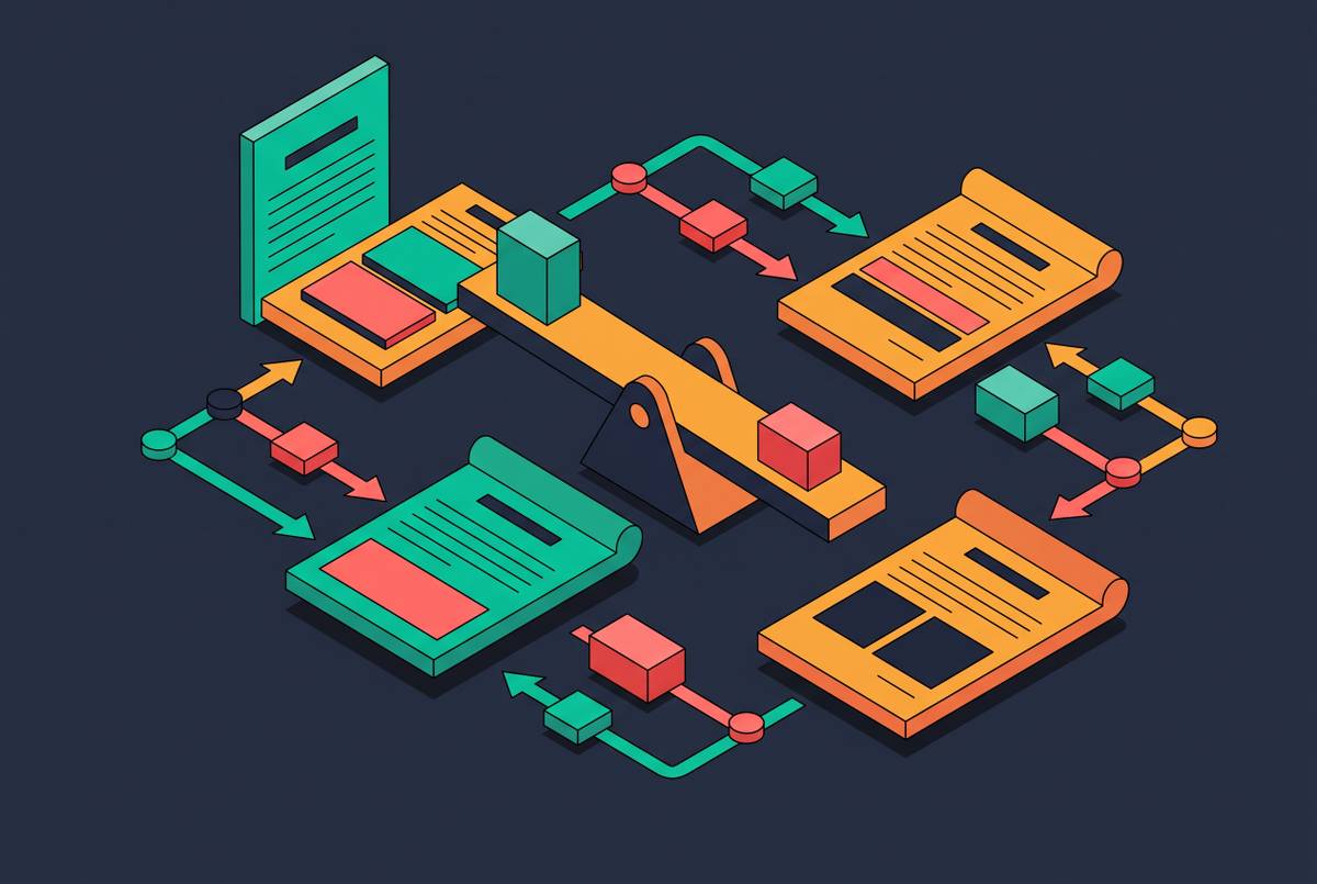 Cover illustration for “Risk Allocation in Outcome-Based AI Pricing Contracts”