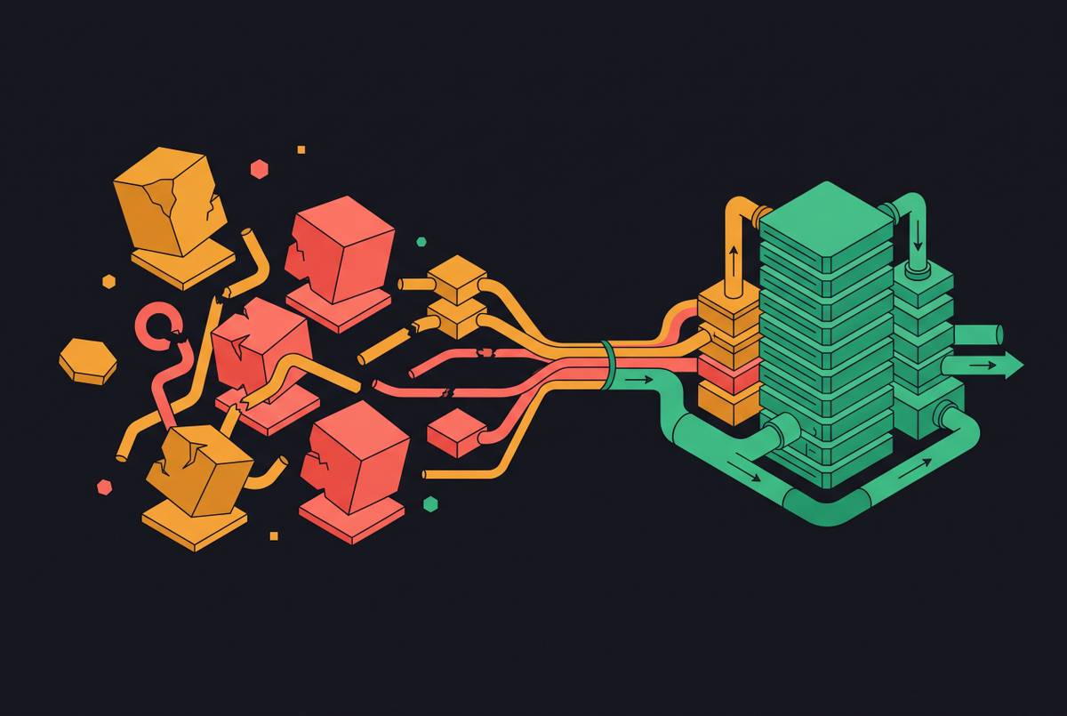 Cover illustration for “Fragmented Billing Codepath Consolidation for SaaS Companies”