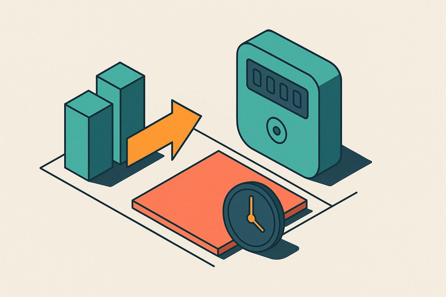 Cover illustration for “Backfill and Late-Arriving Event Handling in Metering Systems”