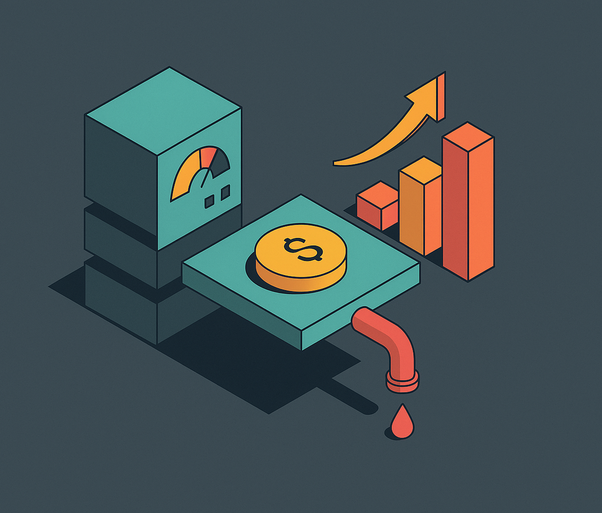Cover illustration for “Root Causes of Revenue Leakage in Usage-Based Billing”