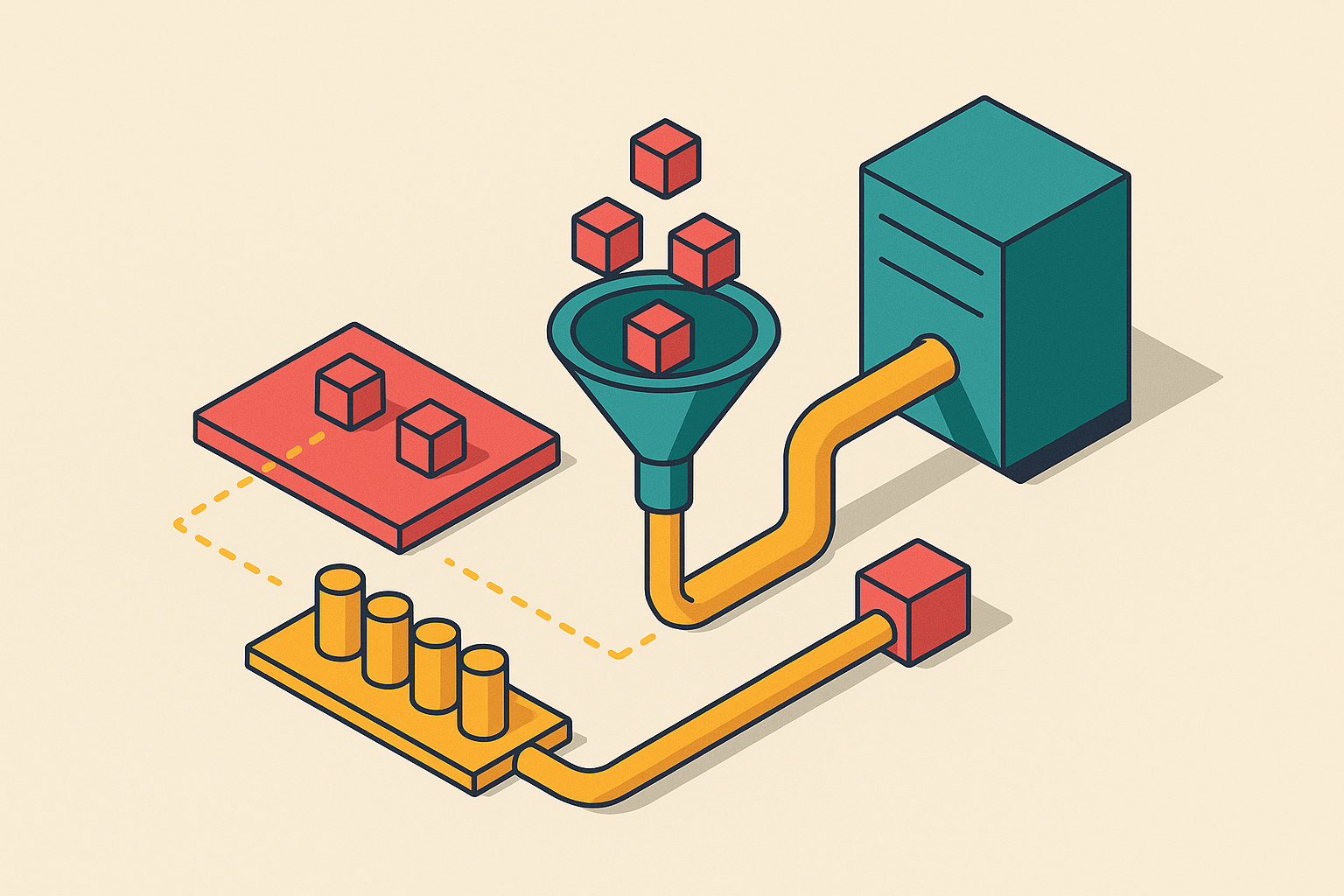 Cover illustration for “Event Ingestion Pipeline Design for High-Volume APIs”
