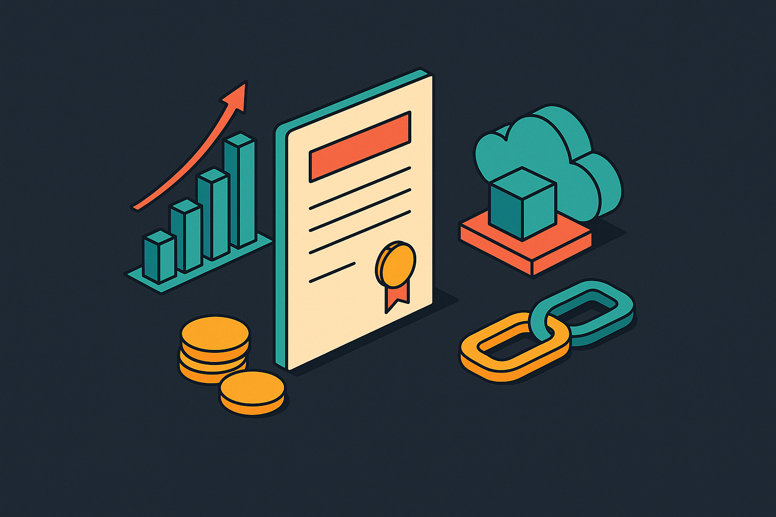 Cover illustration for “ASC 606 Revenue Recognition for SaaS Usage Contracts”
