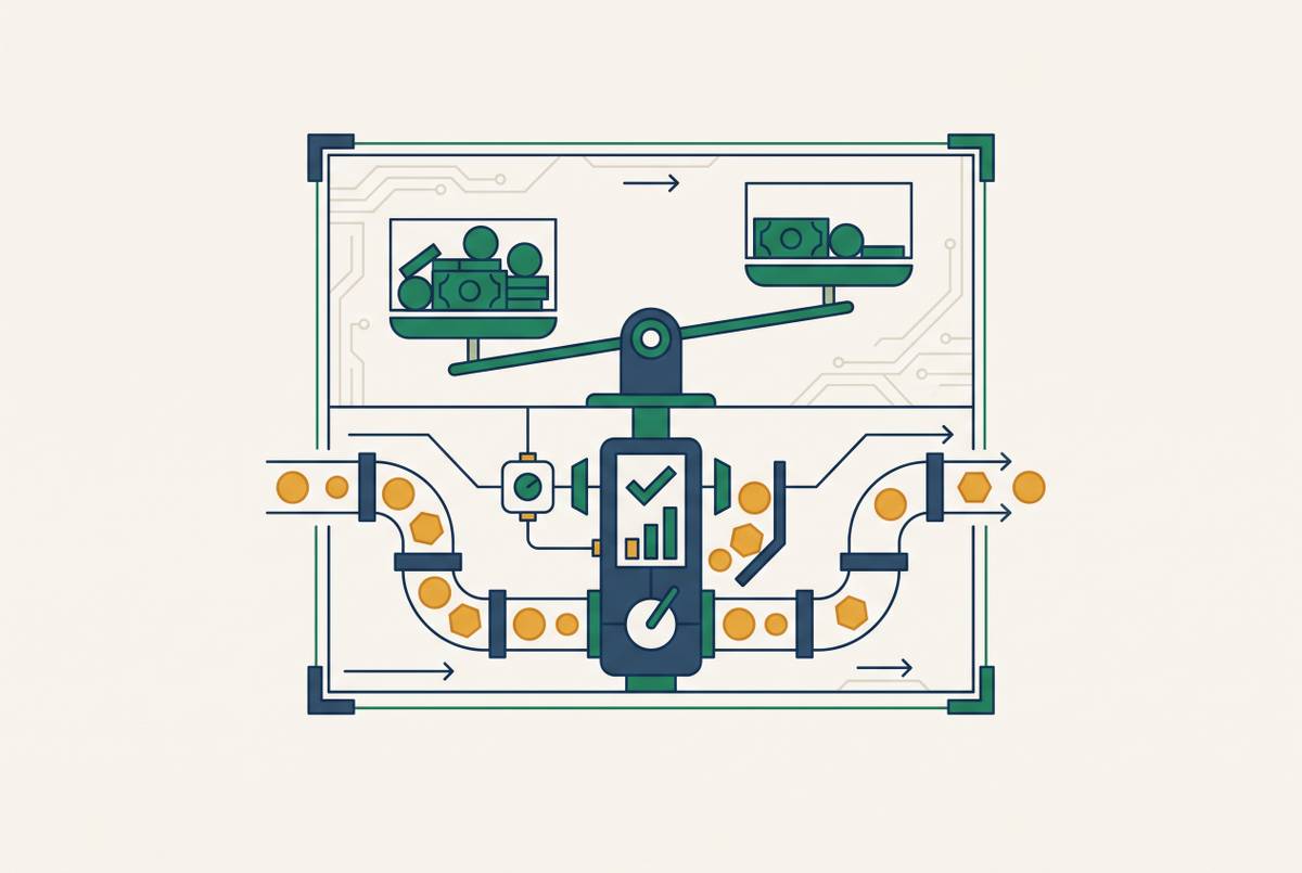 Cover illustration for “Real-Time Credit Balance Enforcement for Millisecond-Speed AI Workloads”