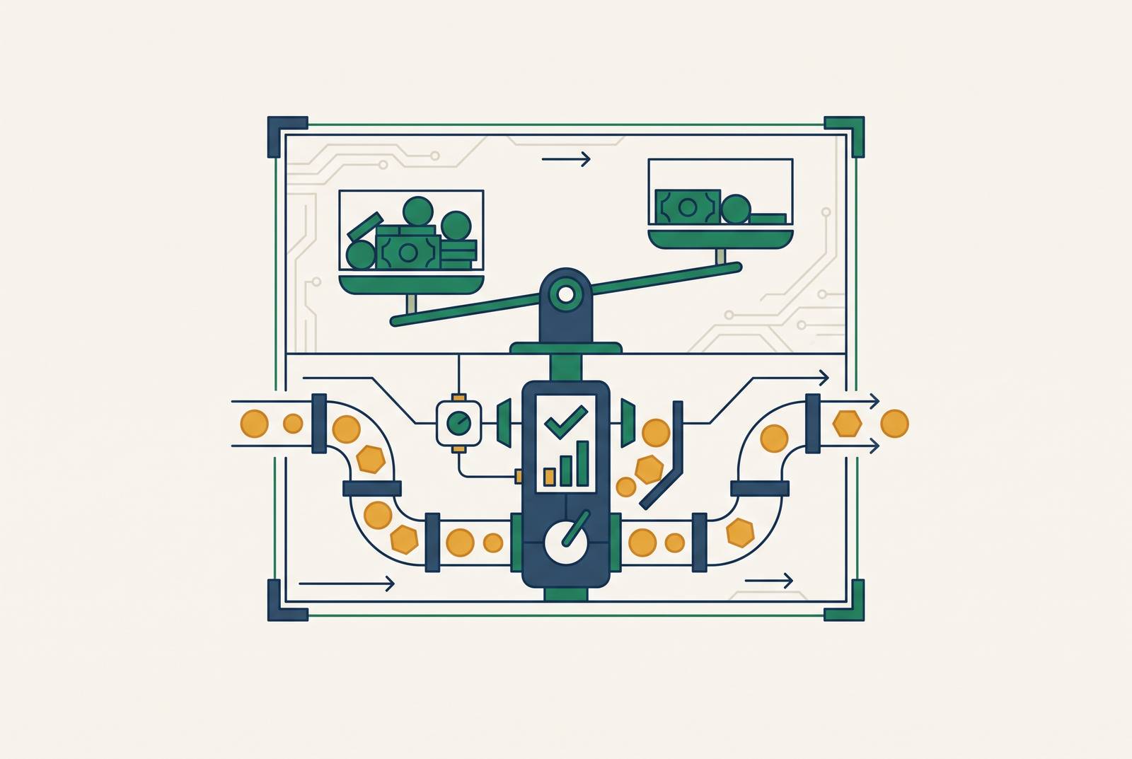 Cover illustration for “Real-Time Credit Balance Enforcement for Millisecond-Speed AI Workloads”