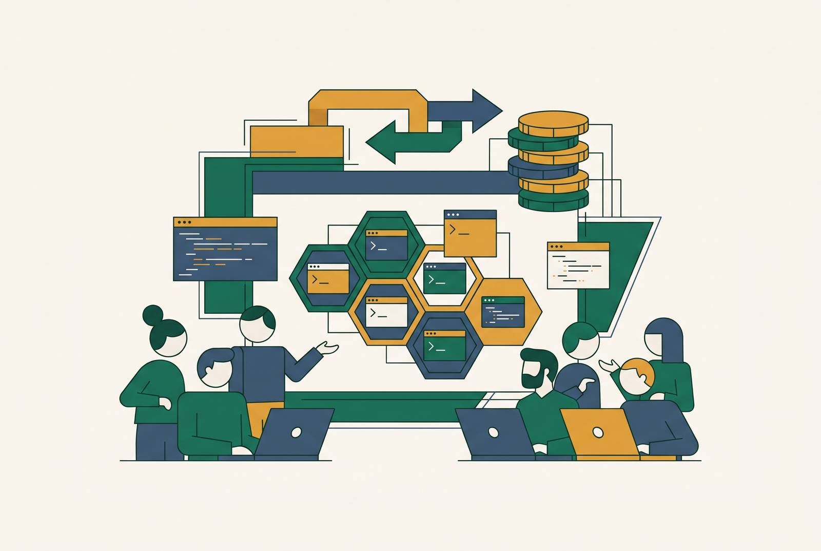 Cover illustration for “Hackathon and Developer Event Credit Sponsorship Strategy”