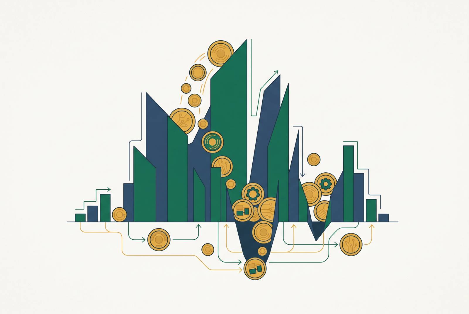 Cover illustration for “Seasonality and Spiky Demand in Credit-Based AI Products”