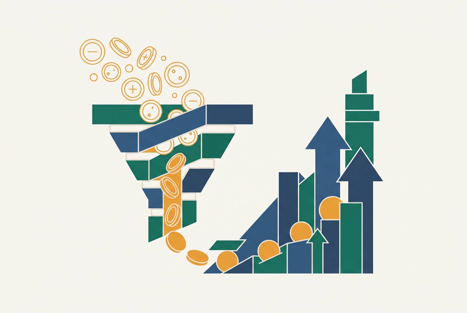 Cover illustration for “Free-to-Paid Conversion Benchmarks for Credit-Based SaaS”