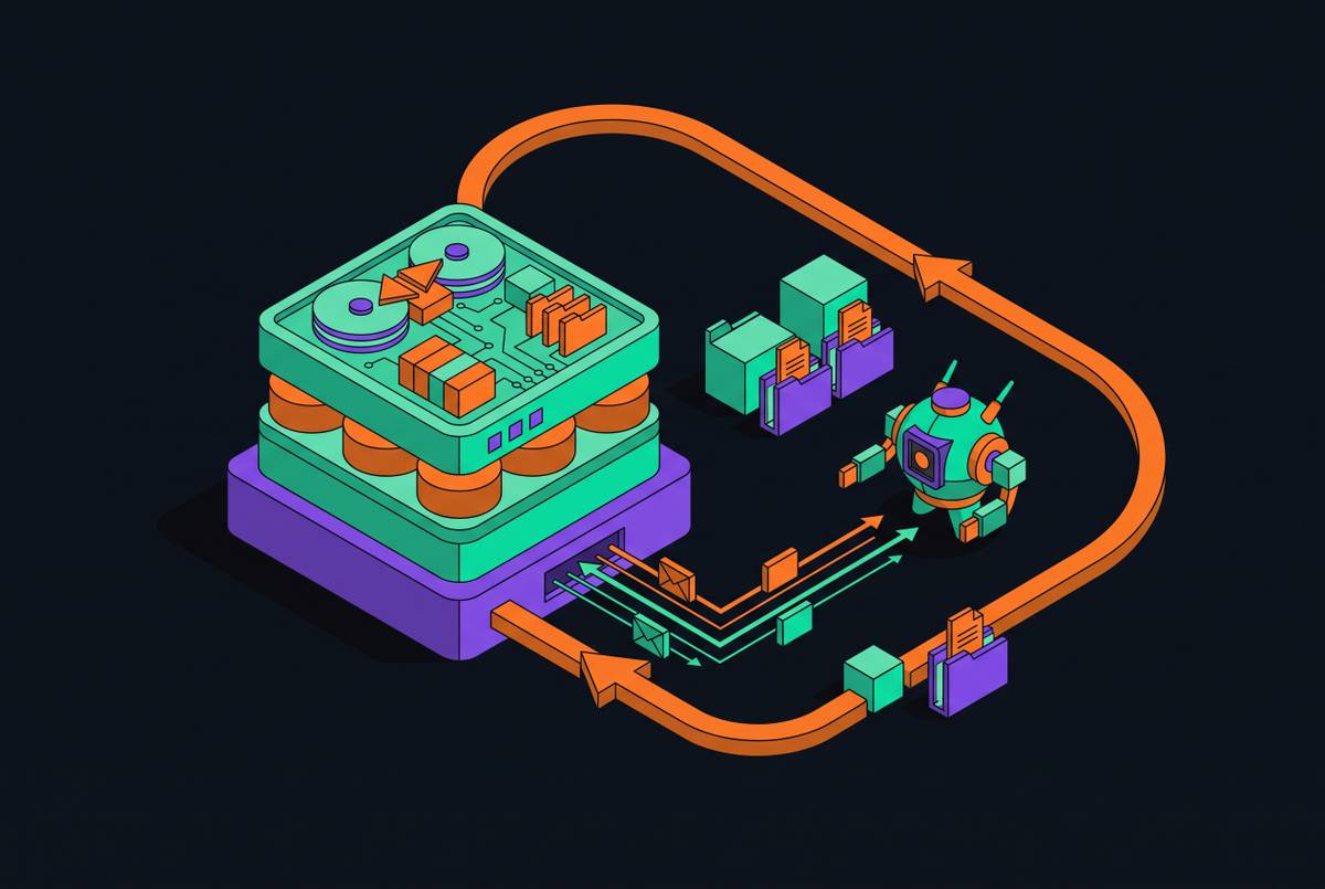 Cover illustration for “Filesystem Persistence for Long-Running AI Agents”