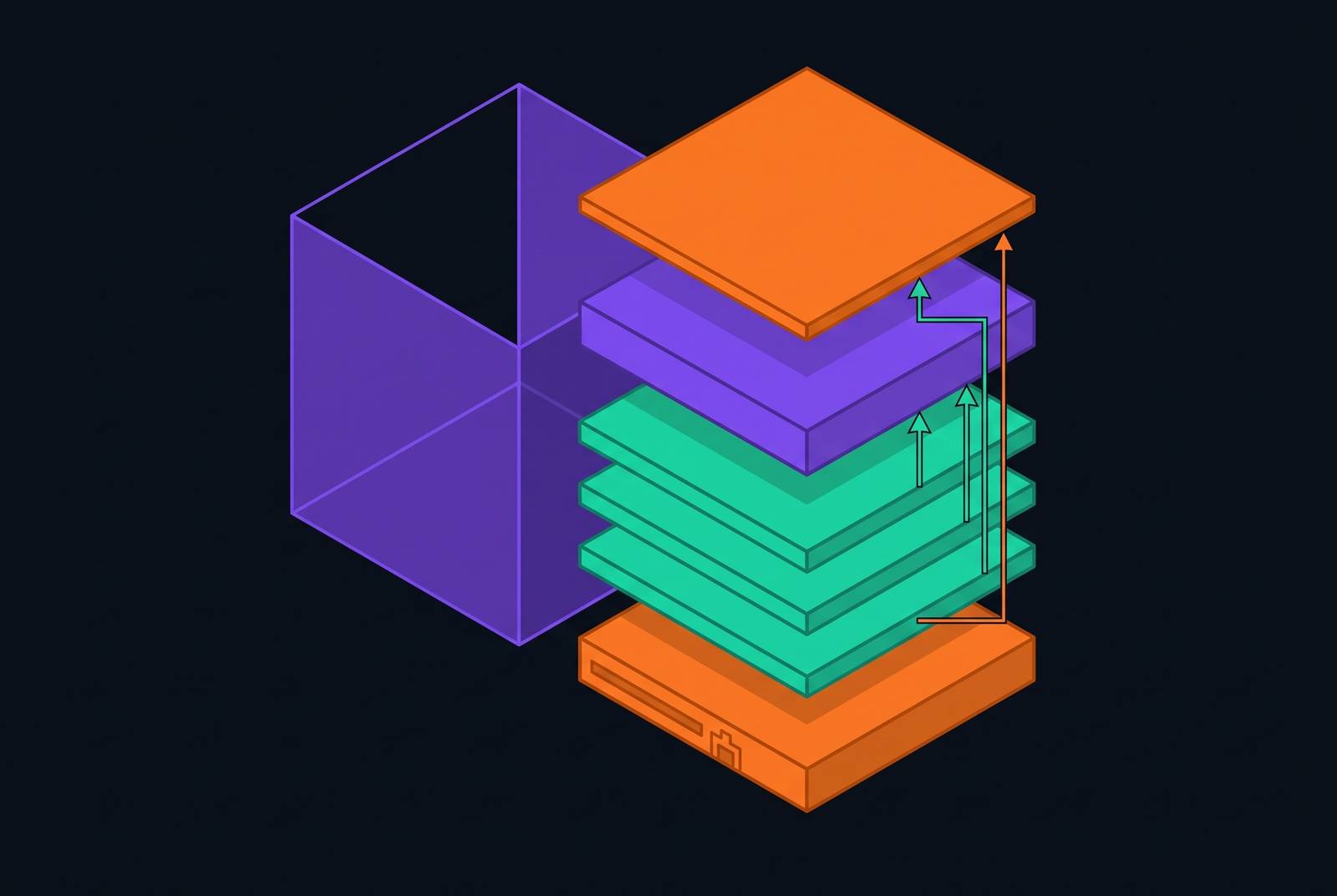 Cover illustration for “Agent VM Root Filesystem Design With Overlayfs”
