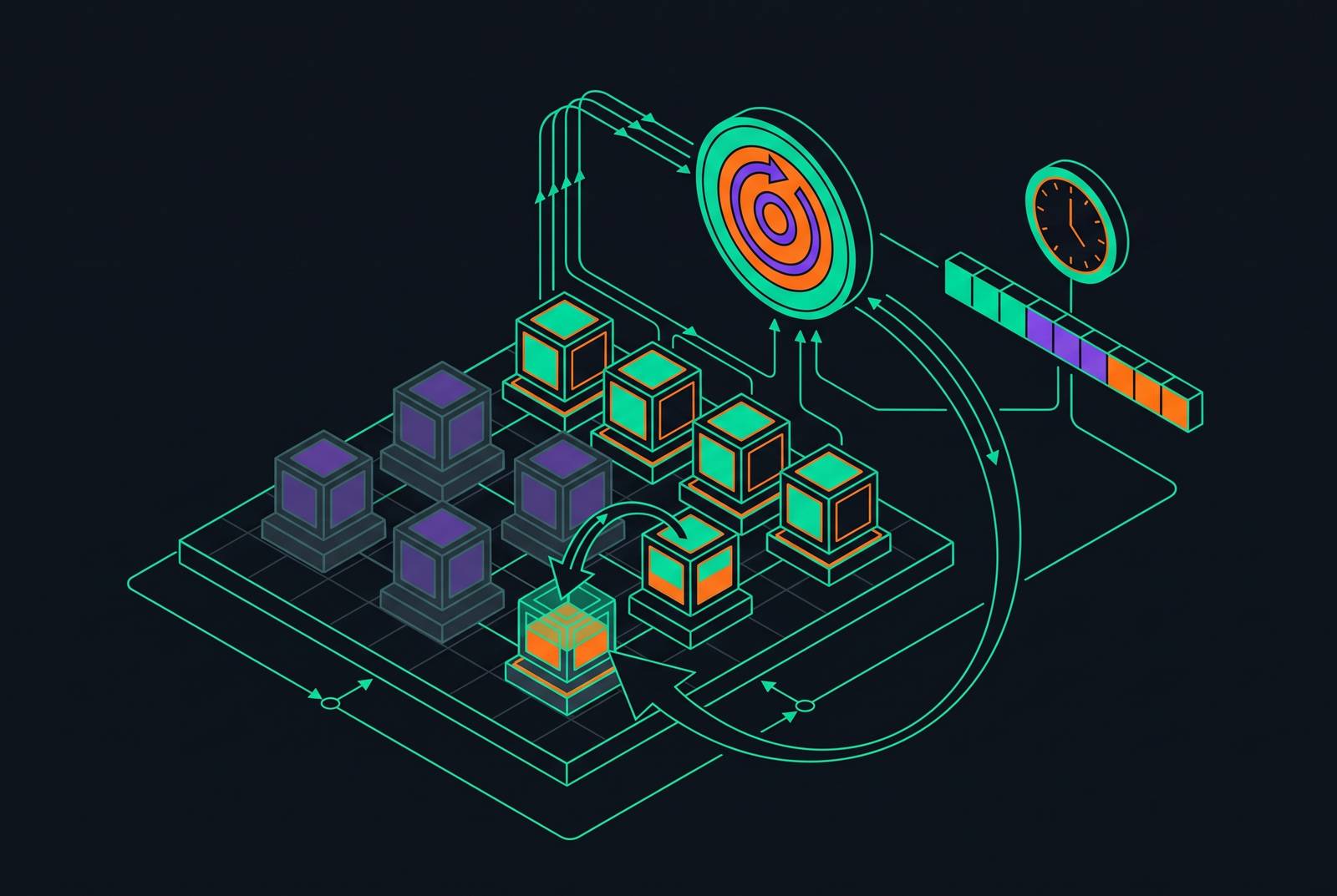 Cover illustration for “Snapshot and Restore Scheduling for Idle AI Agents”