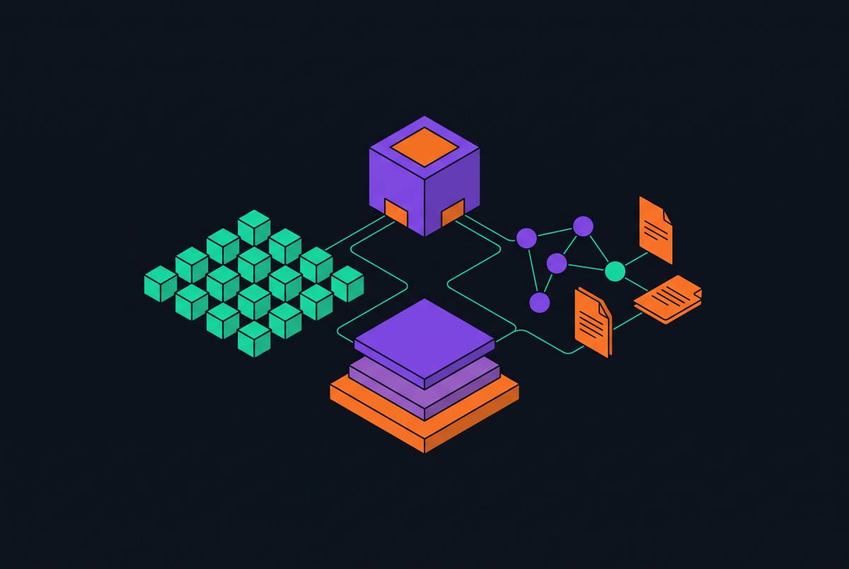 Cover illustration for “Agent Memory Architecture Beyond Vector Databases”