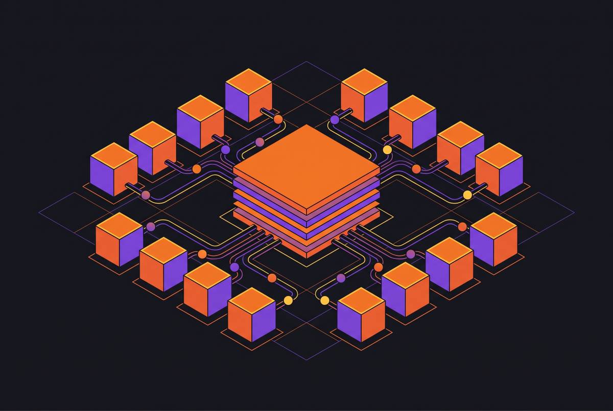 Cover illustration for “Multi-Agent Orchestration With Shared State”