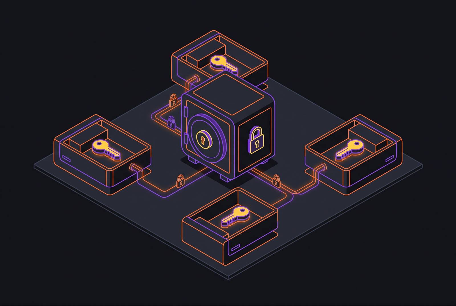 Cover illustration for “Agent Credential and Secret Storage in Persistent VMs”