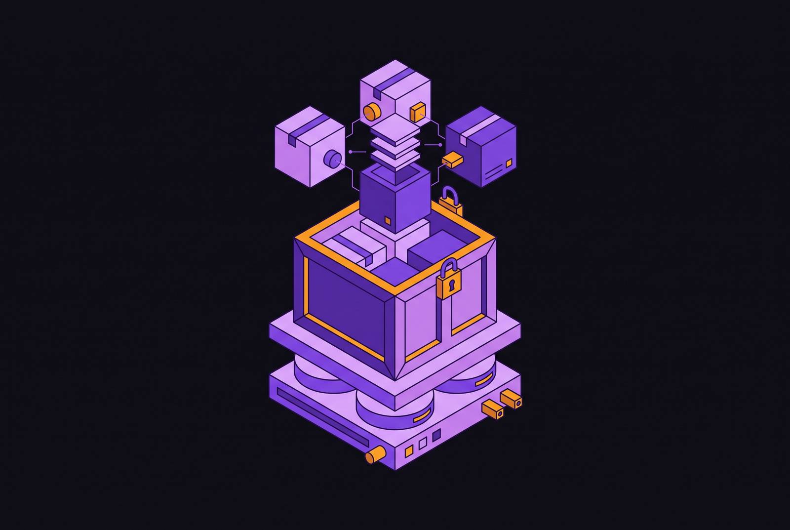 Cover illustration for “Packaging Open-Source Agent Frameworks as Deployable VM Images”