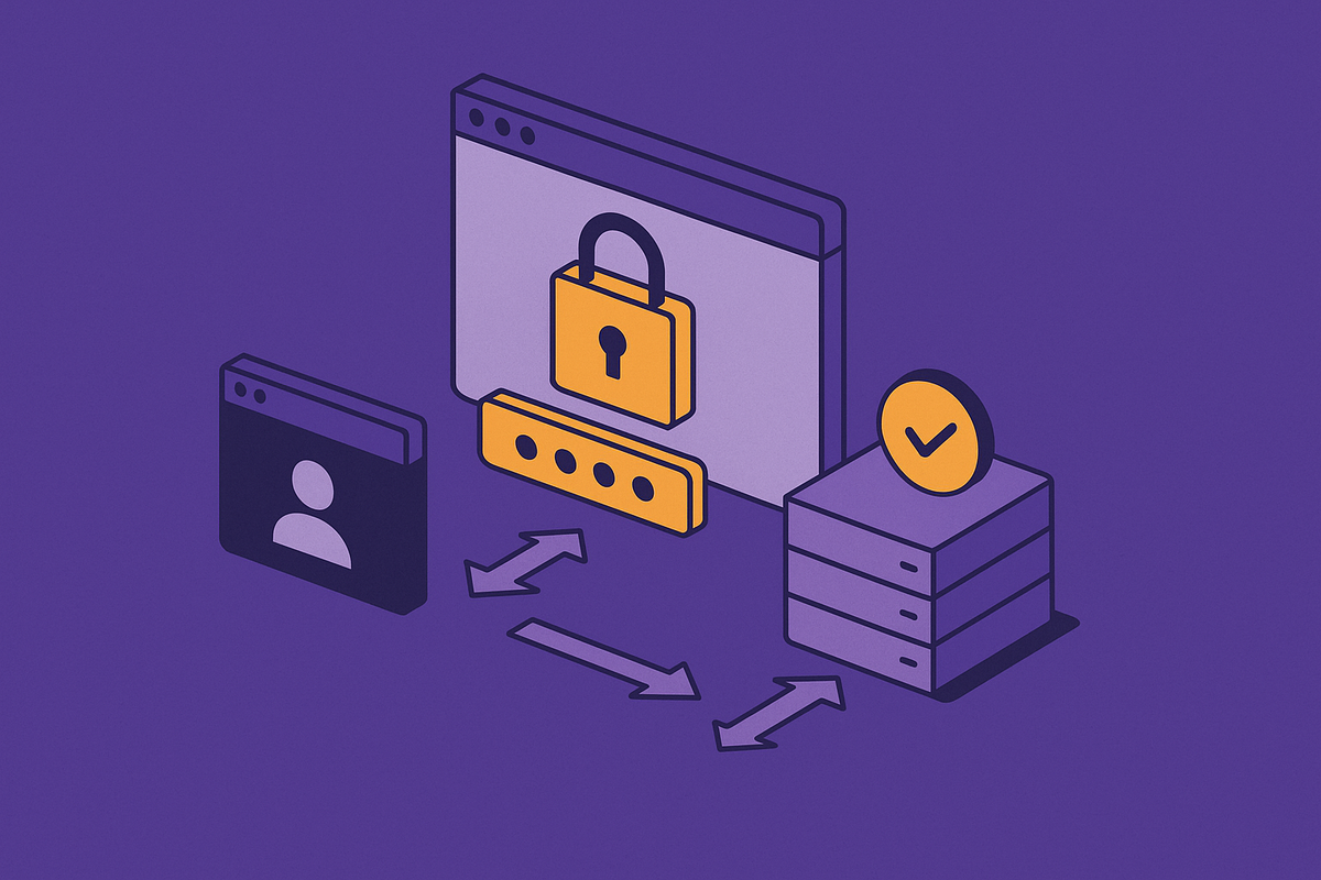 Cover illustration for “Authentication State Management Across Browser Agent Sessions”