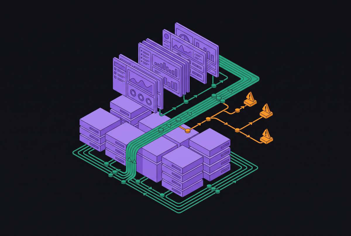 Cover illustration for “Detecting Agent Failure Modes in Production Observability Stacks”