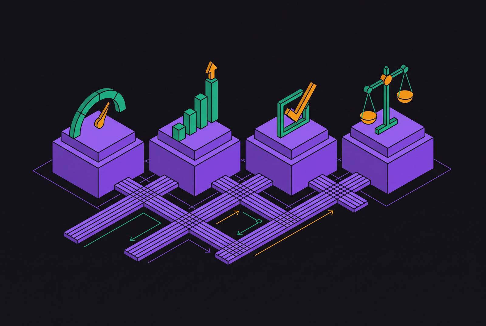 Cover illustration for “Agent Evaluation Frameworks Compared for Production Use”