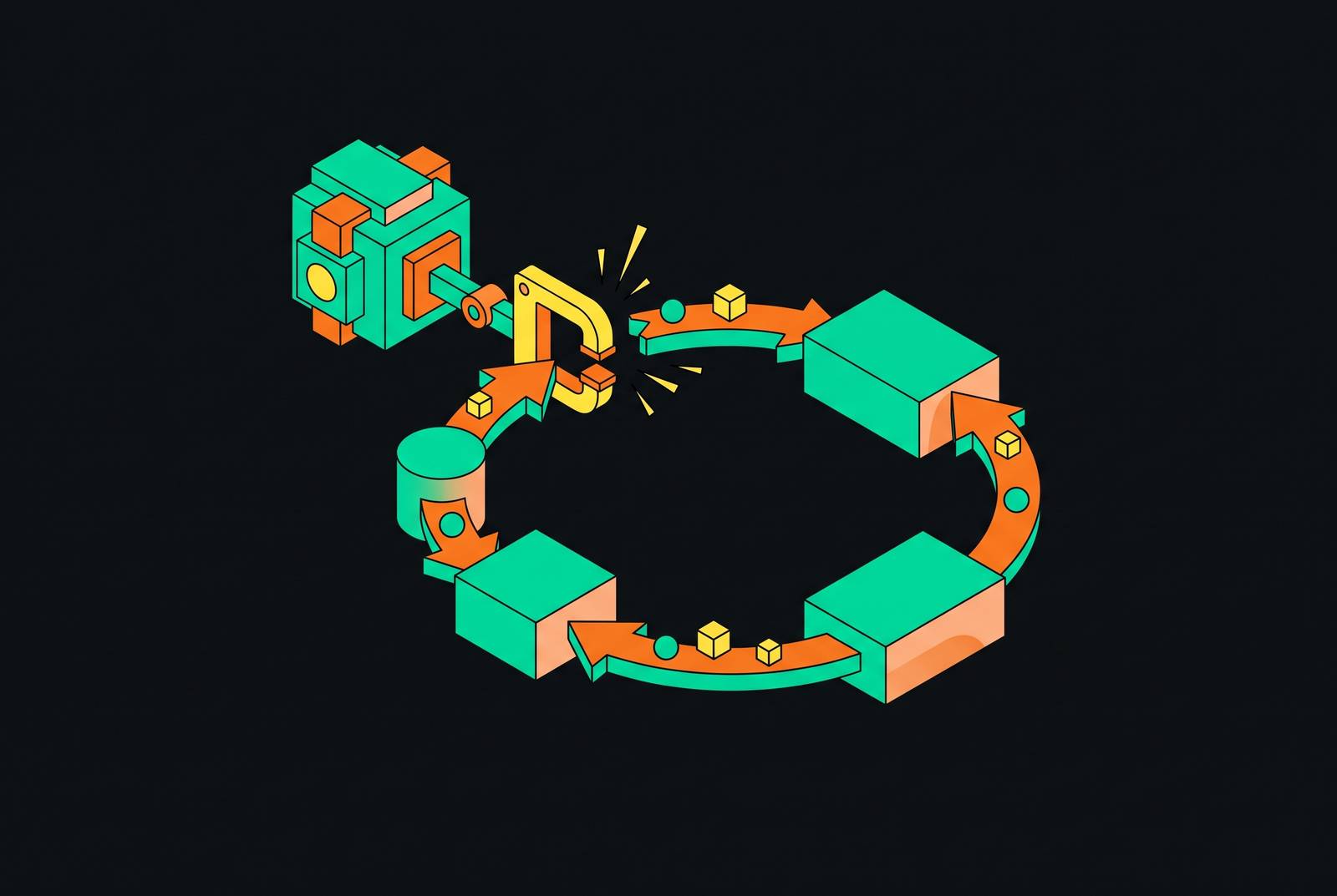 Cover illustration for “Runaway Agent Loop Detection and Termination”