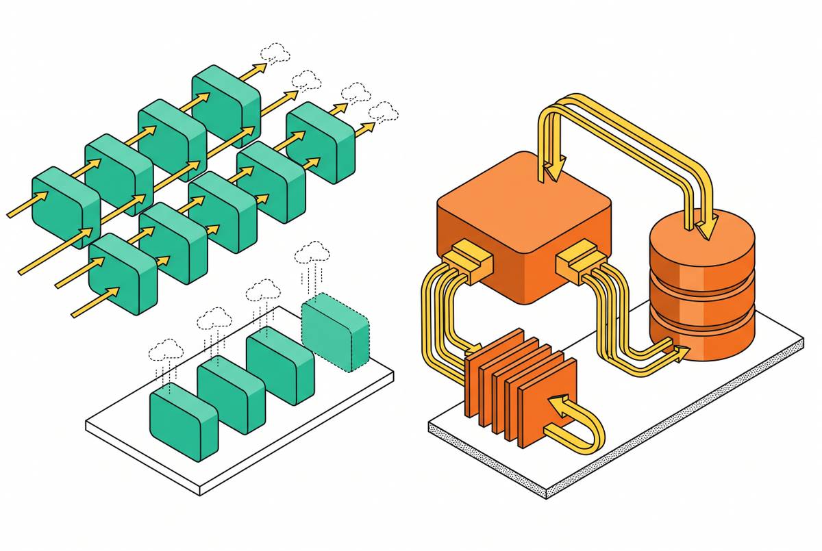 Cover illustration for “Stateless vs. Stateful Agent Runtime Tradeoffs”