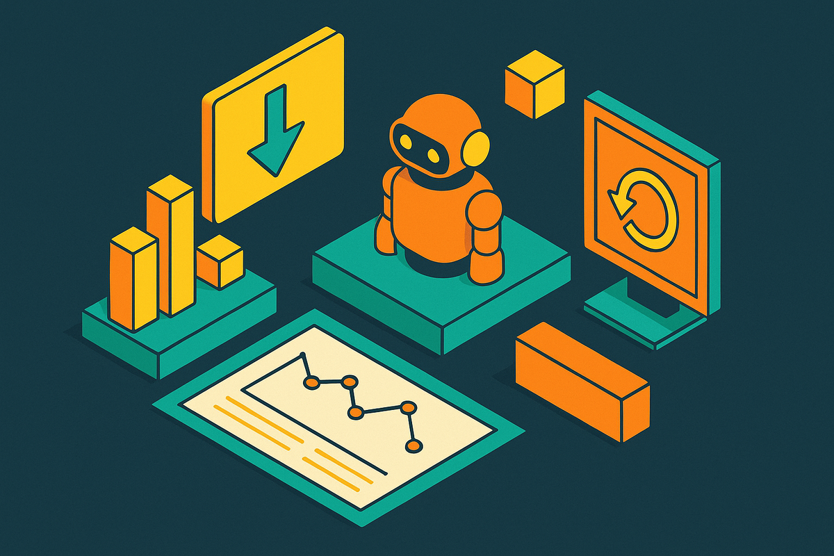 Cover illustration for “Regression Detection in Iterative Agent Development”