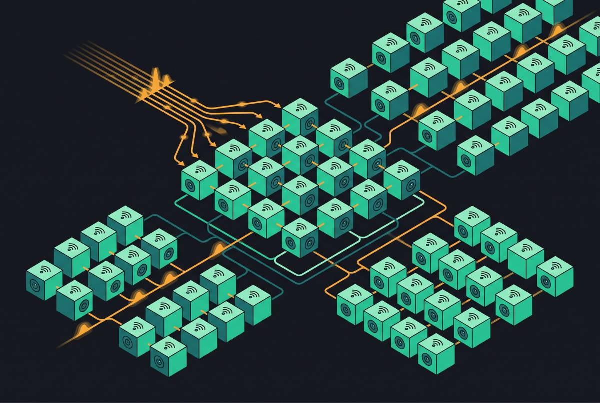 Cover illustration for “Scalability of AI Agent Monitoring During Peak Alarm Periods”