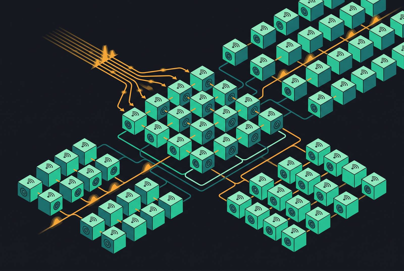 Cover illustration for “Scalability of AI Agent Monitoring During Peak Alarm Periods”