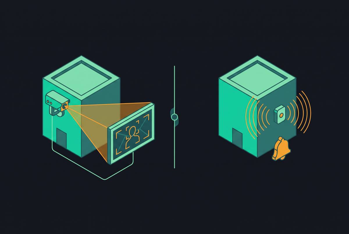 Cover illustration for “Video Verification vs Alarm Verification in Commercial Security”